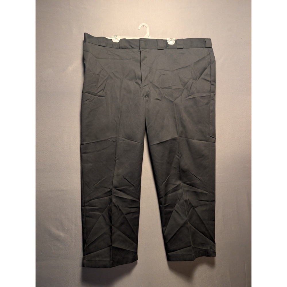 Dickies 874 Original Fit Work Pants Mens 48x30 Black Twill Heavy Duty Utility